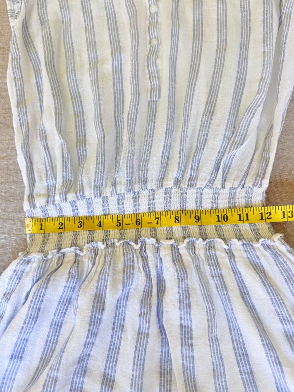 Rails Tara Dress in Echo Blue Stripe - Medium - Picture 9 of 10